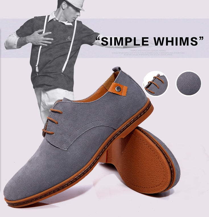 Men's Premium Casual Leather Shoes – Classic Everyday Footwear
