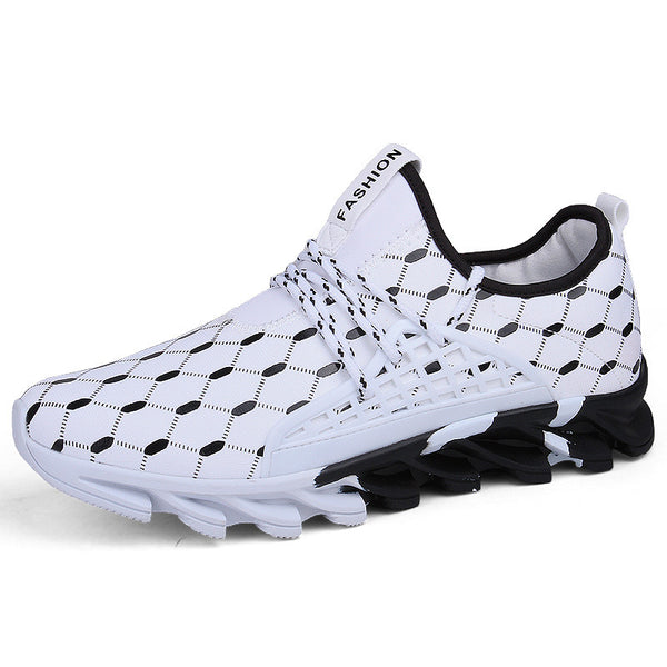 Men's Blade Sole Sports Sneakers - Athletic Casual Shoes