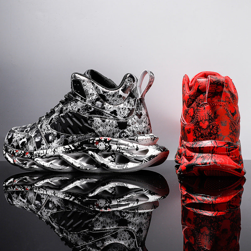 Men's Camouflage Blade Sole Sports Shoes – Trendy Athletic Sneakers