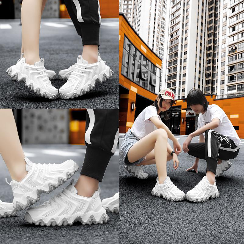Classic White Casual Sneakers – Unisex Summer Shoes for Couples