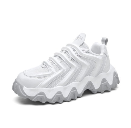 Classic White Casual Sneakers – Unisex Summer Shoes for Couples