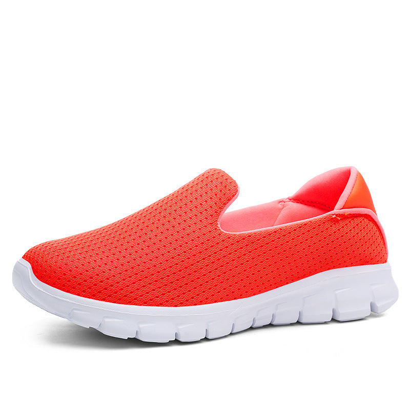 Women's Comfort Walking Shoes – Plus Size Slip-On Flats