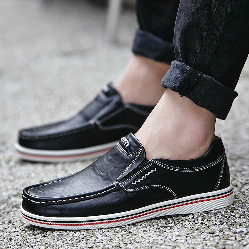 Classic British Leather Shoes – Premium Casual Footwear for Men