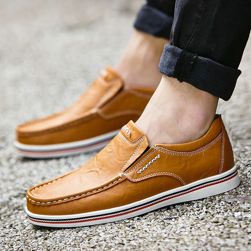 Classic British Leather Shoes – Premium Casual Footwear for Men
