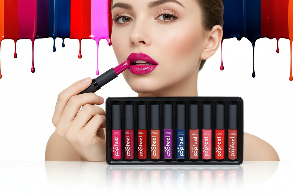 Moisturizing Lip Gloss Lipstick – High Shine, All-Day Wear