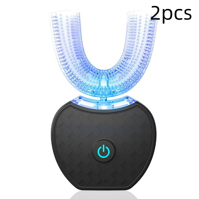 360° Automatic Oral Cleaner – Waterproof Sonic Silicone Toothbrush (IPX7)