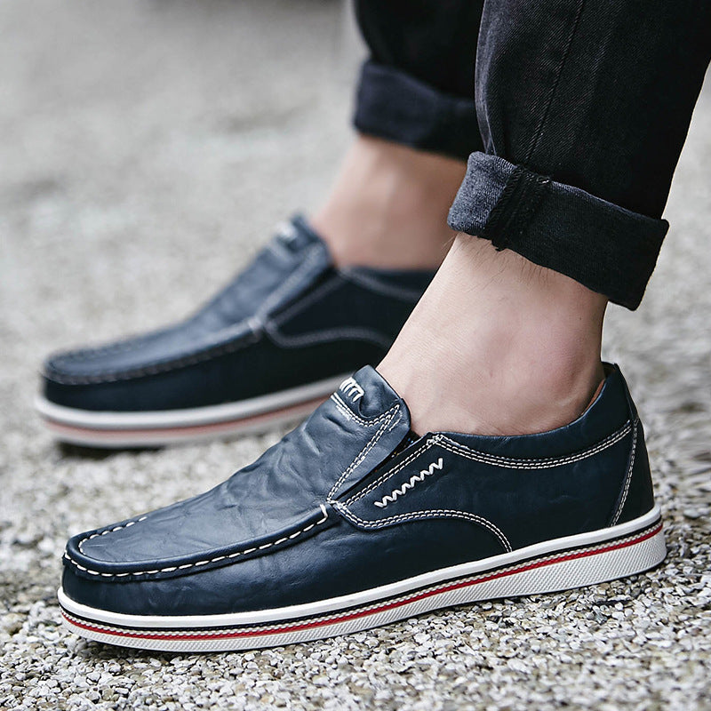 Classic British Leather Shoes – Premium Casual Footwear for Men