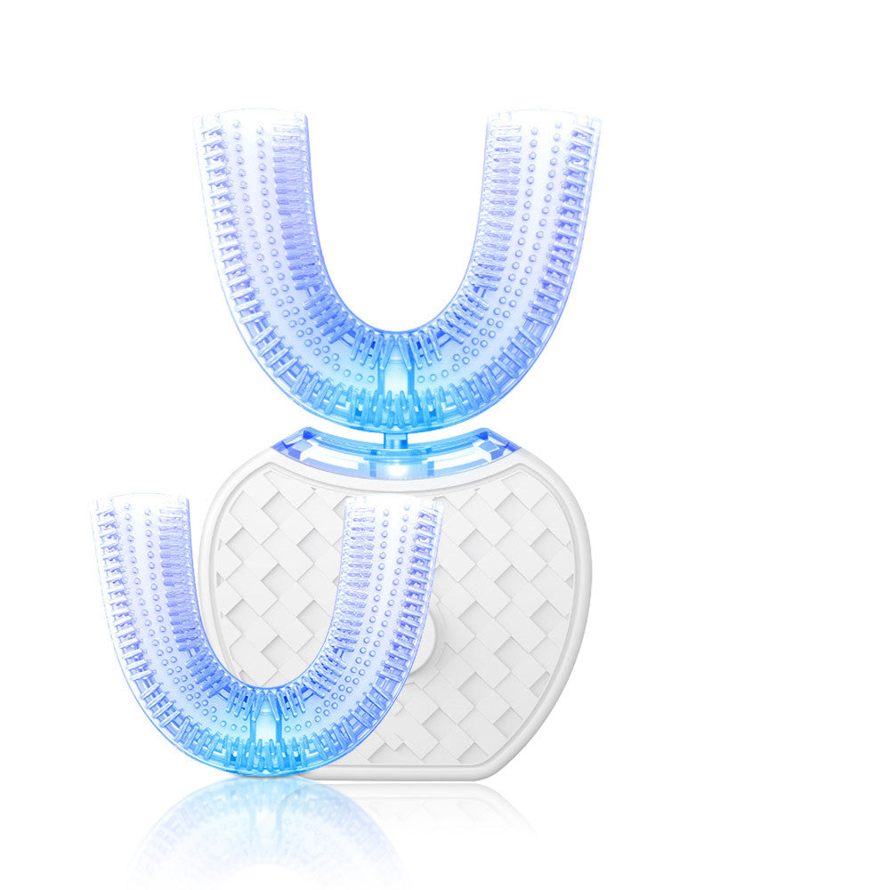 360° Automatic Oral Cleaner – Waterproof Sonic Silicone Toothbrush (IPX7)