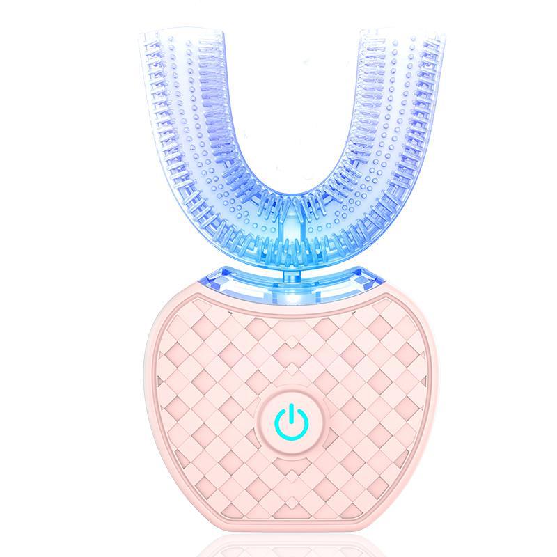 360° Automatic Oral Cleaner – Waterproof Sonic Silicone Toothbrush (IPX7)