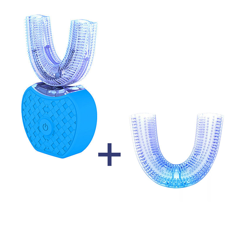 360° Automatic Oral Cleaner – Waterproof Sonic Silicone Toothbrush (IPX7)