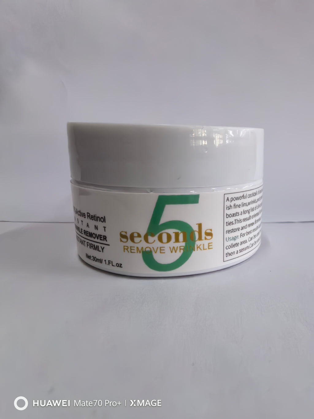 Active Retinol Face Cream – Age Reversing Moisturizing Cream with Vitamin A & Snow Lotus (30ml)