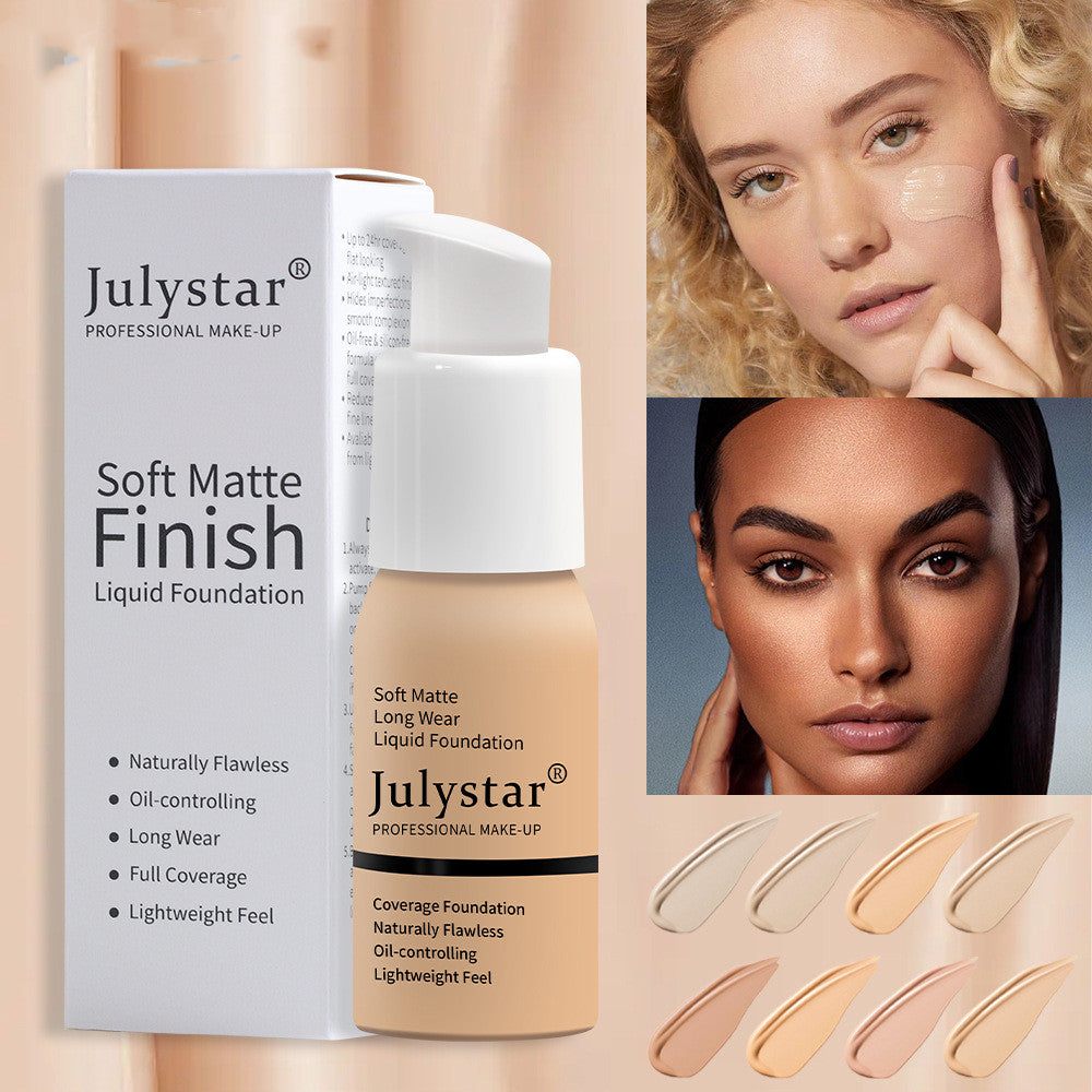 Waterproof Liquid Concealer & Foundation – Long-Lasting Flawless Skin Concealer Foundation – All-Day Coverage Makeup