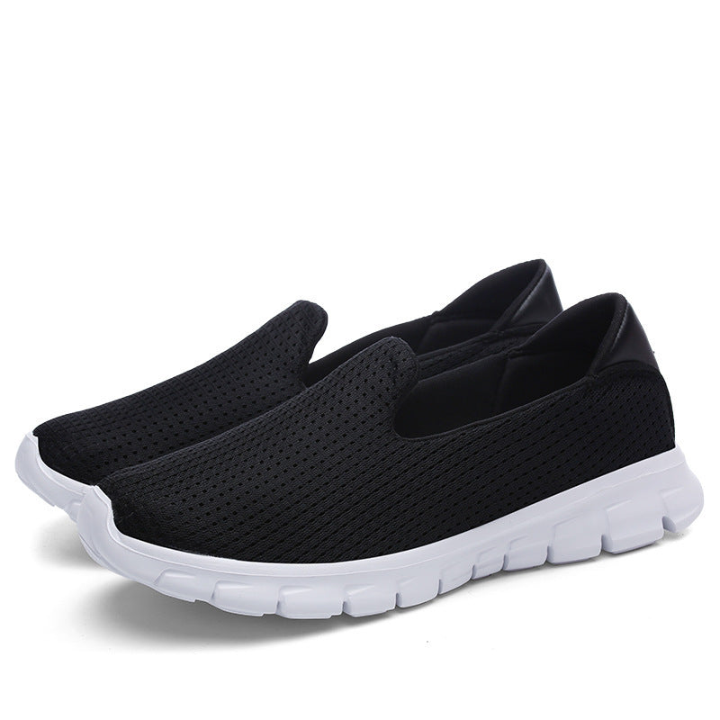 Women's Comfort Walking Shoes – Plus Size Slip-On Flats
