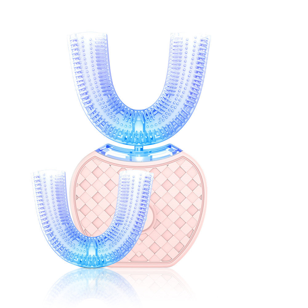 360° Automatic Oral Cleaner – Waterproof Sonic Silicone Toothbrush (IPX7)